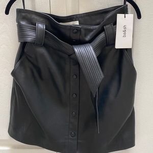 Beautiful new with tags leather skirt